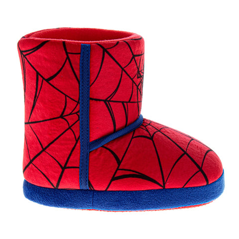 Marvel Spiderman Boys Slippers the Amazing Spidey House Shoes Indoor Cozy Plush Slippers Size Toddlers