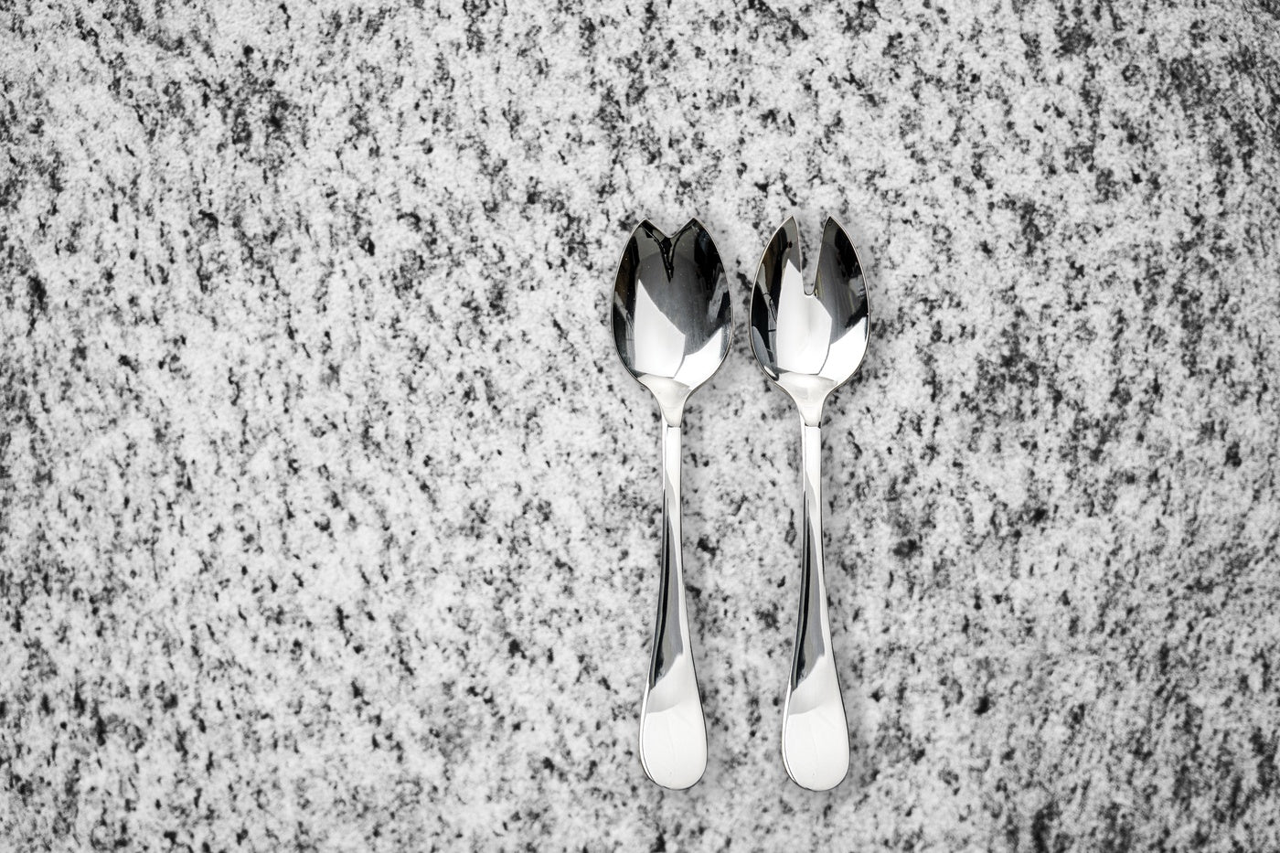  Mepra Brescia Salad Serving Set - Silver - Bonton