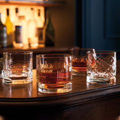 Dandy Whiskey Glasses - Assorted Set of 4