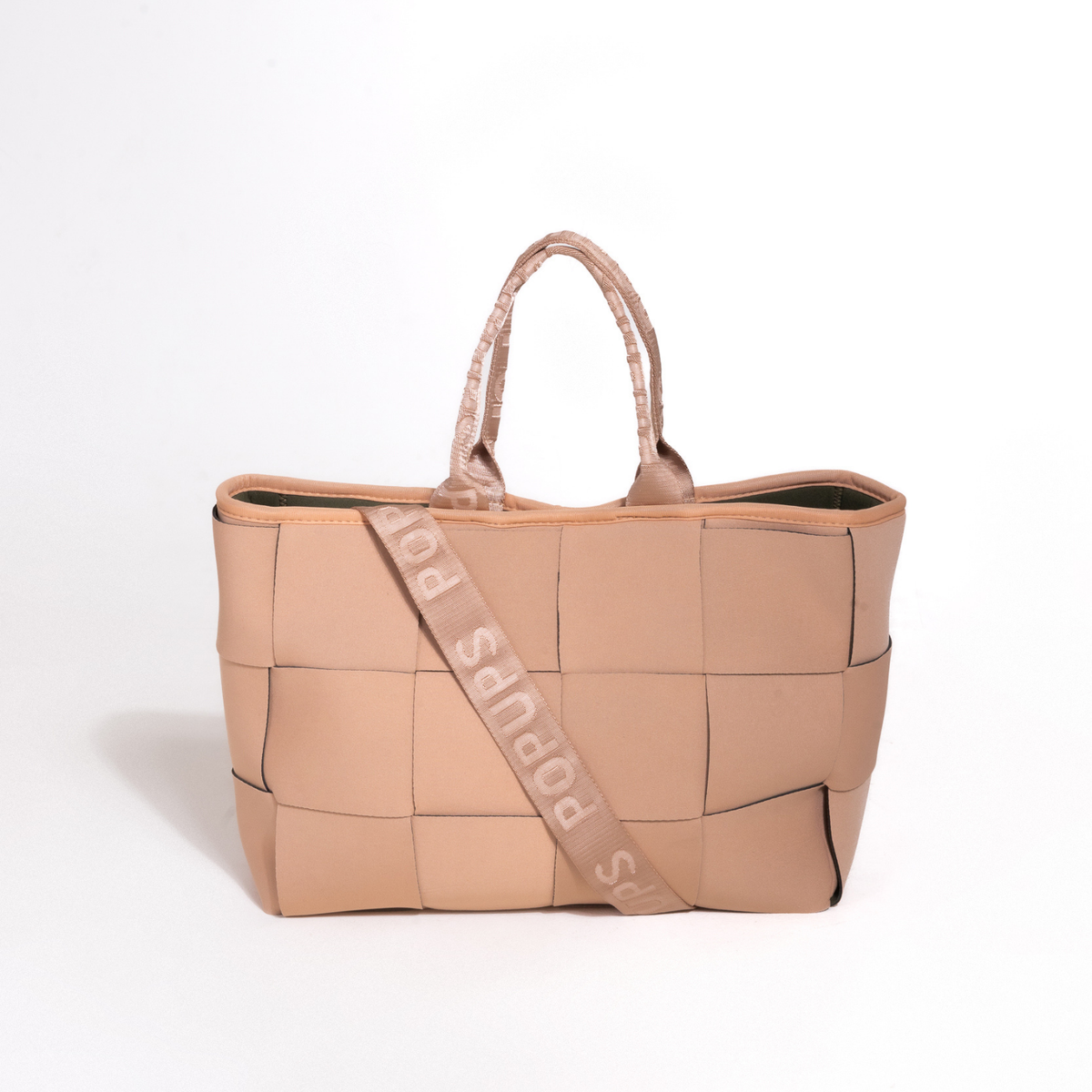  Pop Ups Brand Icon Tote + Camera Bag - Tan - Default Title - Bonton