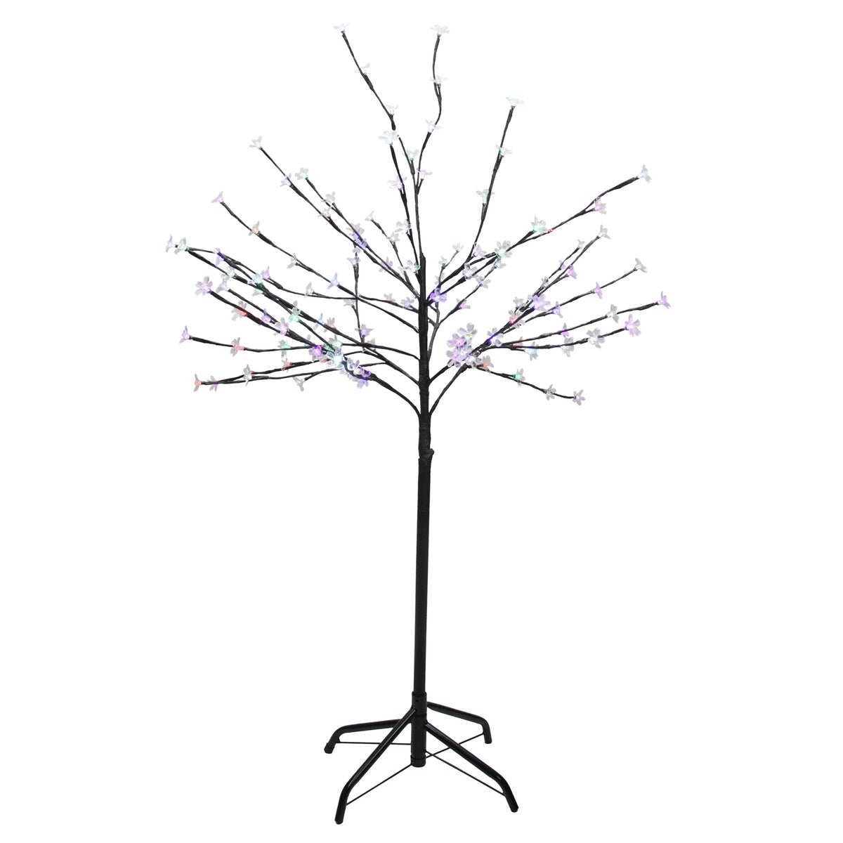  Northlight LED Lighted Artificial Cherry Blossom Tree - 4' - Color Changing Lights - Default Title - Bonton