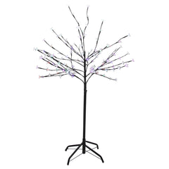 LED Lighted Artificial Cherry Blossom Tree - 4' - Color Changing Lights