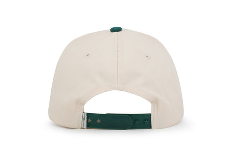 Vintage Havana Trucker Hat for Women & Men – Green & Tan Adjustable Cap – Embroidered "Vintage Rodeo"