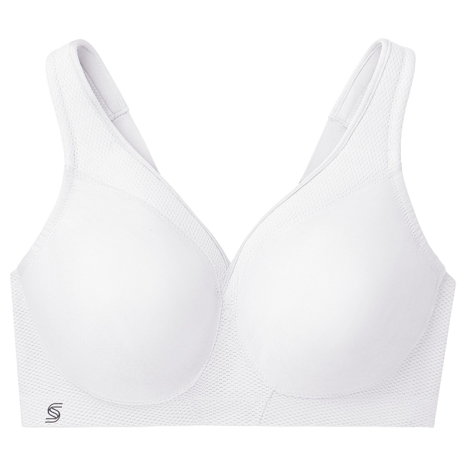  Glamorise MagicLift Seamless Sports Bra - White - Bonton