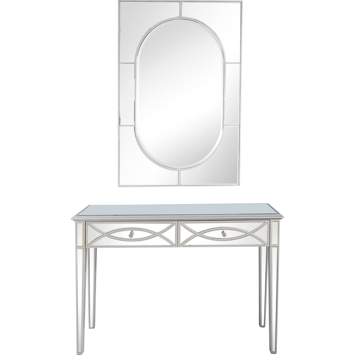  Helena Wall Mirror and Console - Mirror - Bonton