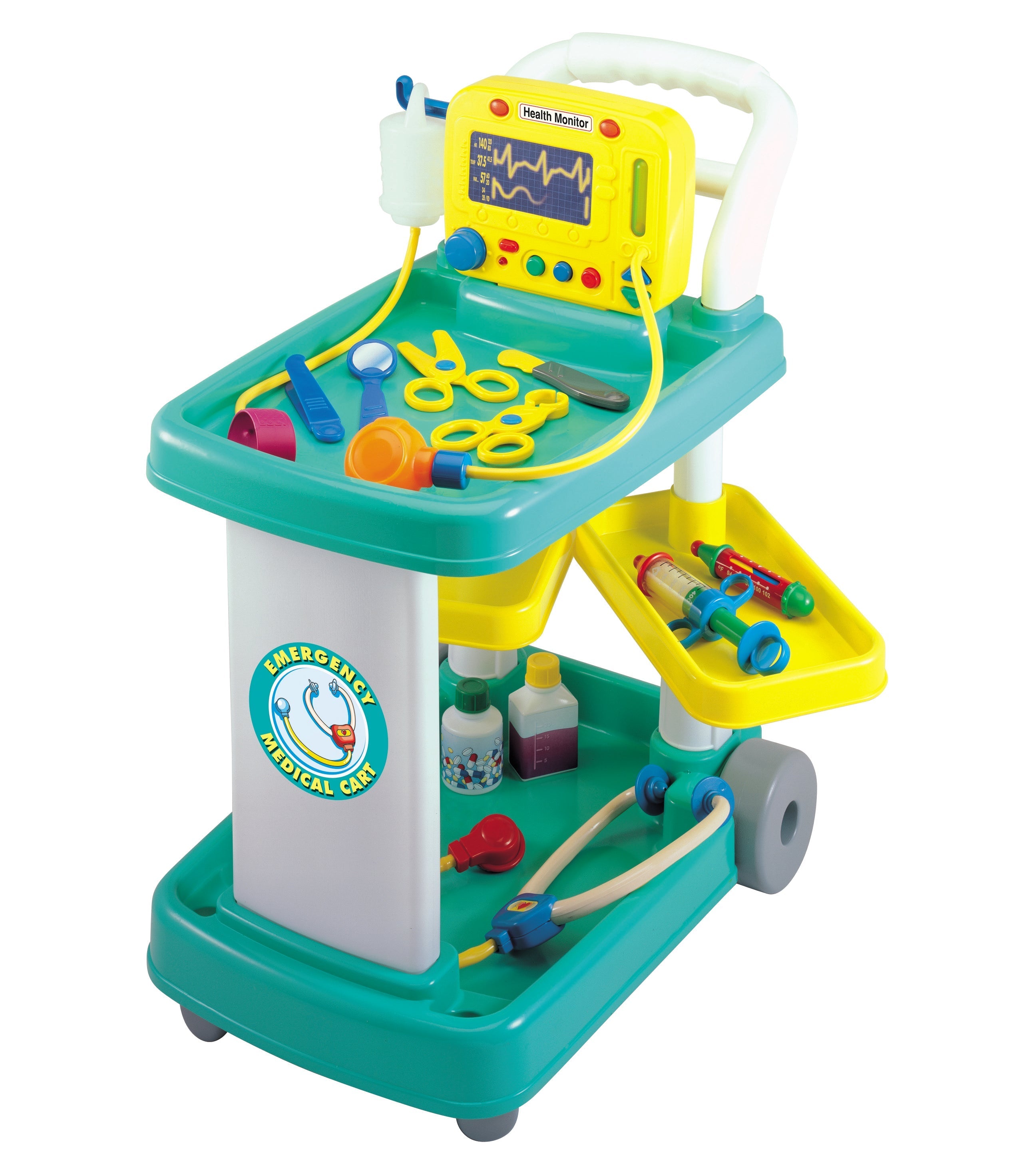  Red Box Junior Doctor Cart Play Set for Kids - Multi - Bonton