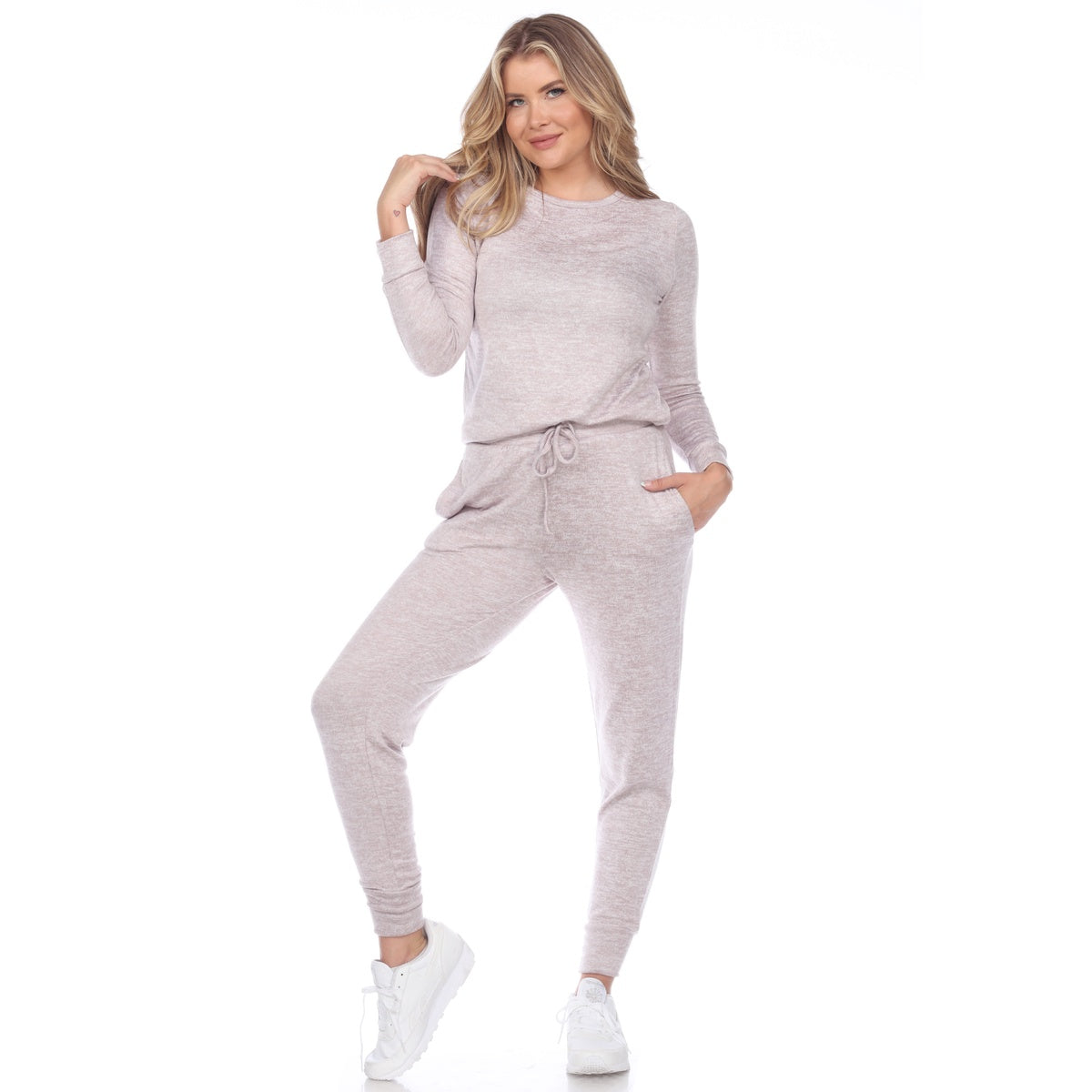  White Mark Women's 2 Piece Lounge Set - L - Bonton