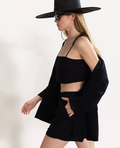 Drawstring Cover Up Shorts