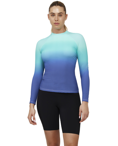 Nixie Long Sleeve Rash Guard Swim Top