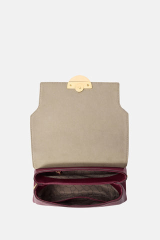Oryany - Lottie Flap Crossbody Medium Handbags - Maroon / One Size