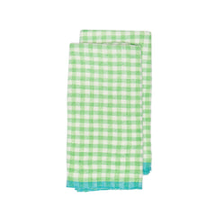 Two-Tone Gingham Towels, Set of 2