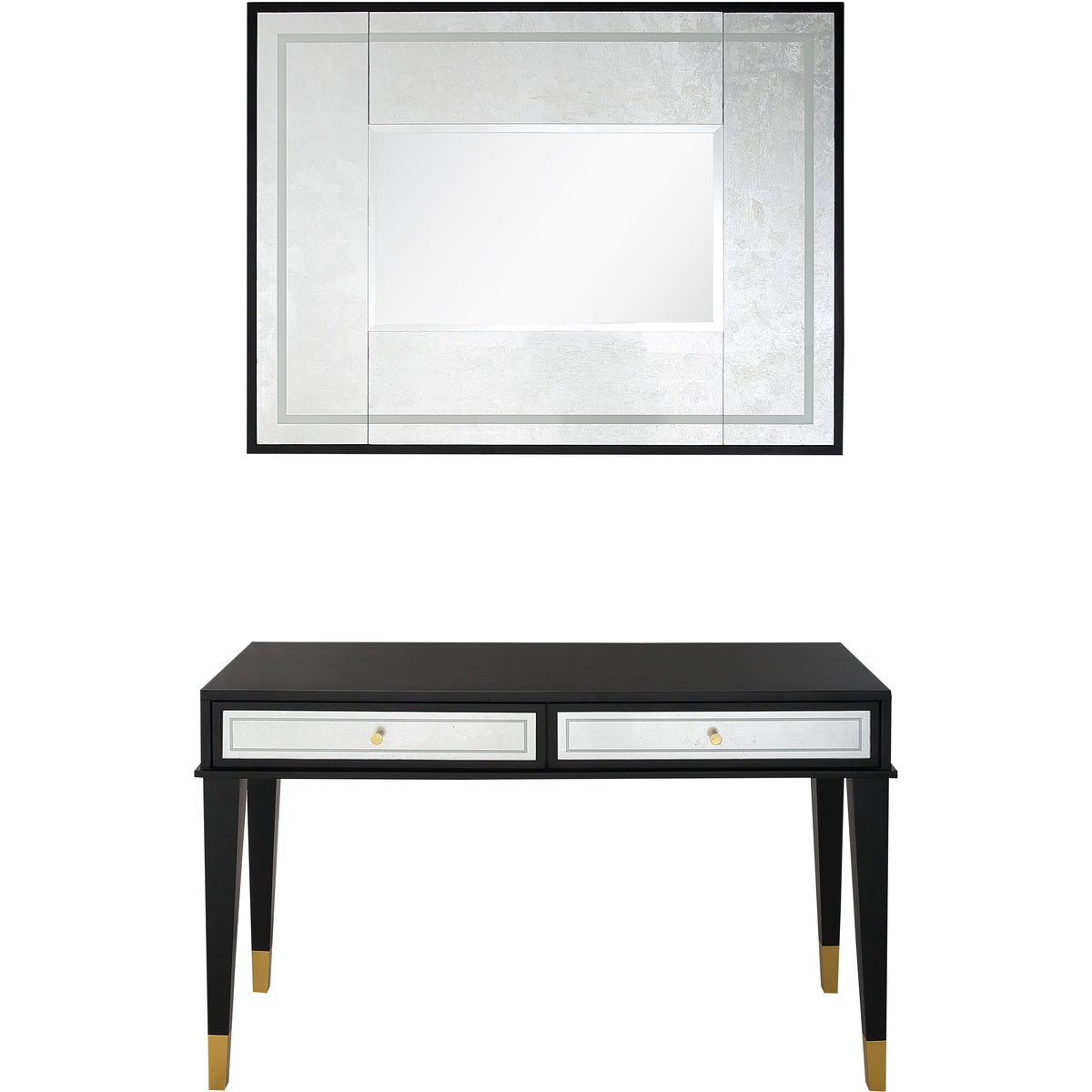  Makalu Wall Mirror and Console Table - Mirror - Bonton