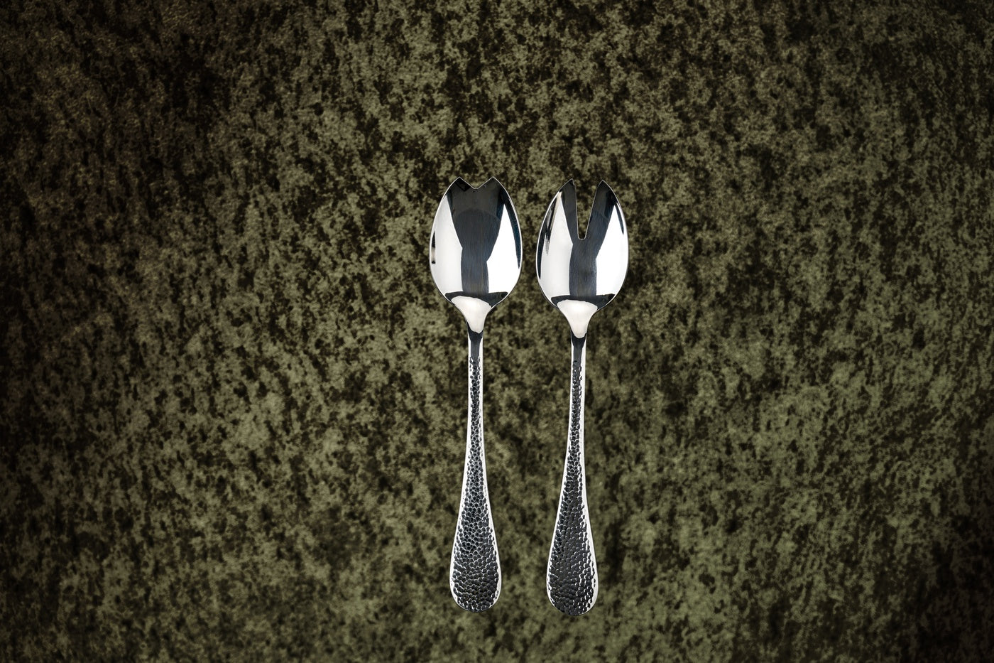  Mepra Epoque Salad Serving Set - Silver - Bonton