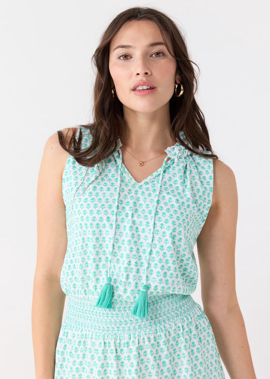 Rosemary Beach Smocked Waist Dress