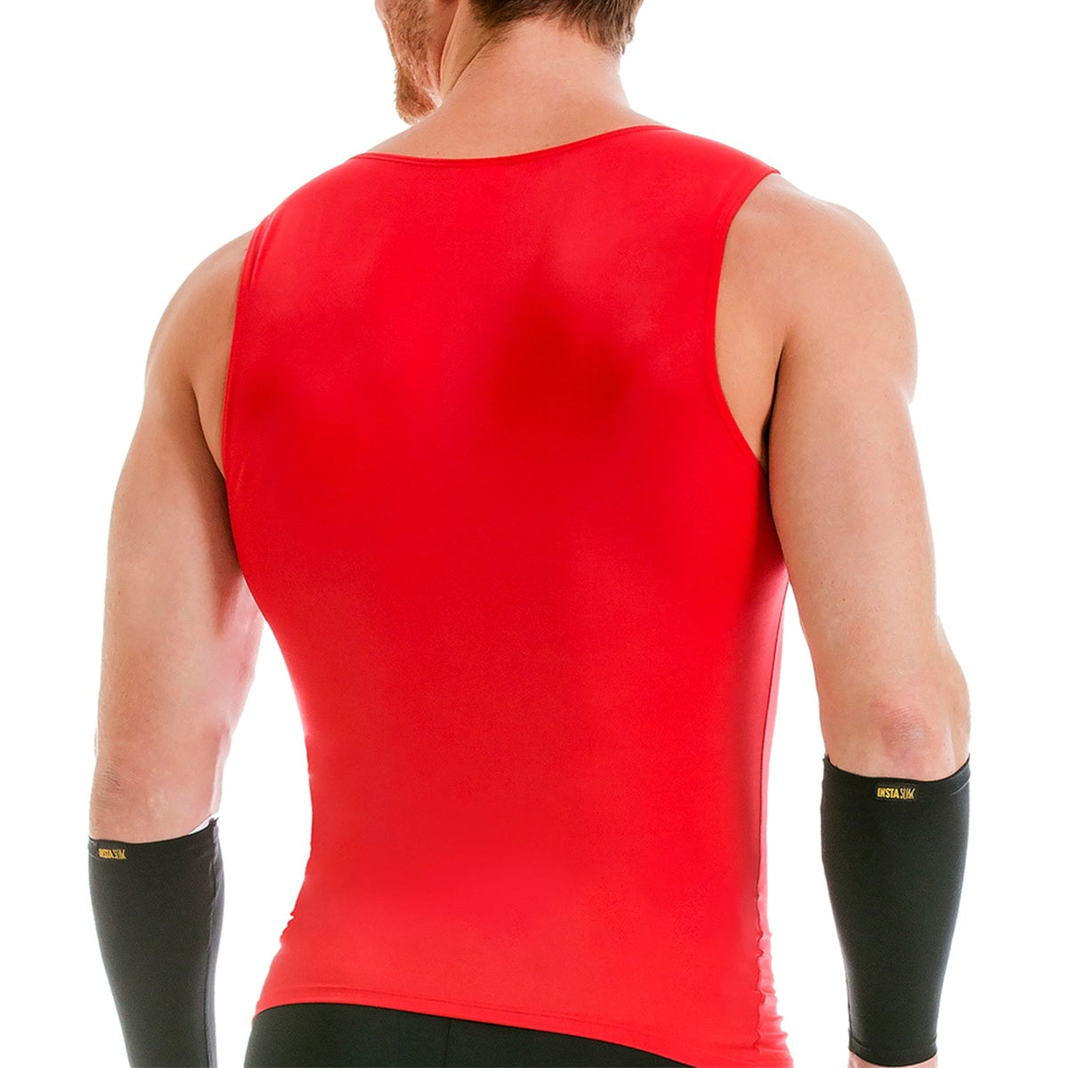  InstantFigure Insta Slim USA Activewear Compression Muscle Tank MA0001 - Gunmetal - Bonton