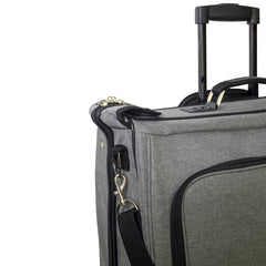 Geoffrey Beene Rolling Garment Carrier Luggage, Gray