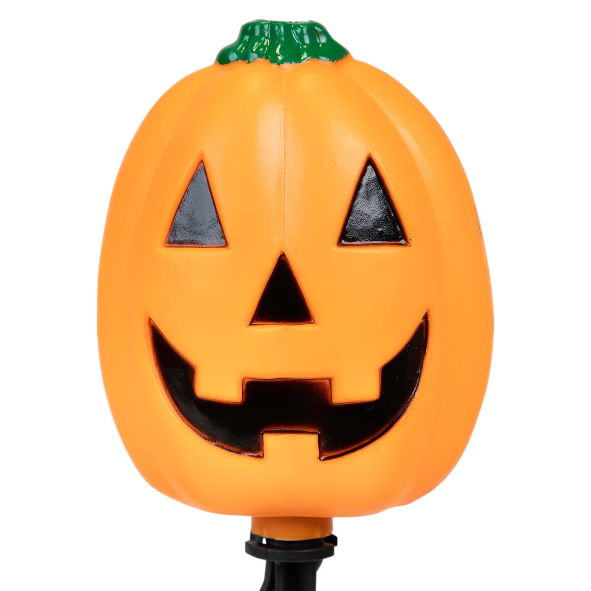  Northlight Jack-O-Lantern Shaped Halloween Pathway Markers - Clear - 3.75' Black Wire - 5ct - Default Title - Bonton