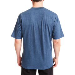 Cotton Crew Neck Tee with Extended Tail