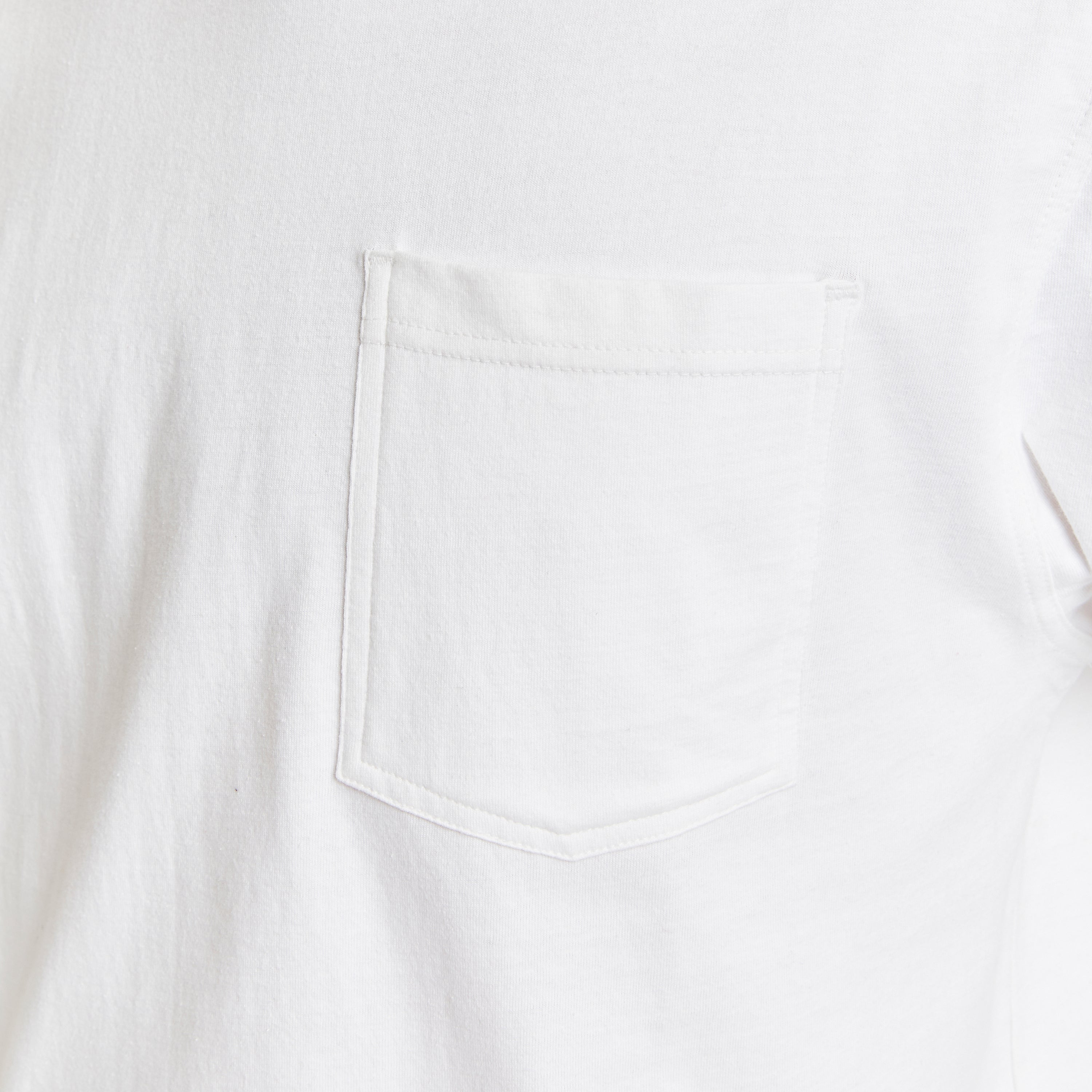  Smith's Workwear Cotton Crew Neck Tee with Extended Tail - White - Bonton