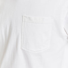 Cotton Crew Neck Tee with Extended Tail