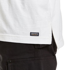 Cotton Crew Neck Tee with Extended Tail