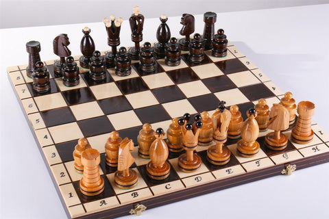 20" Large King's Inlaid Chess Set - Chess Set - Chess-House