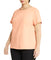 Plus Size Scallop Short Sleeve T-Shirt