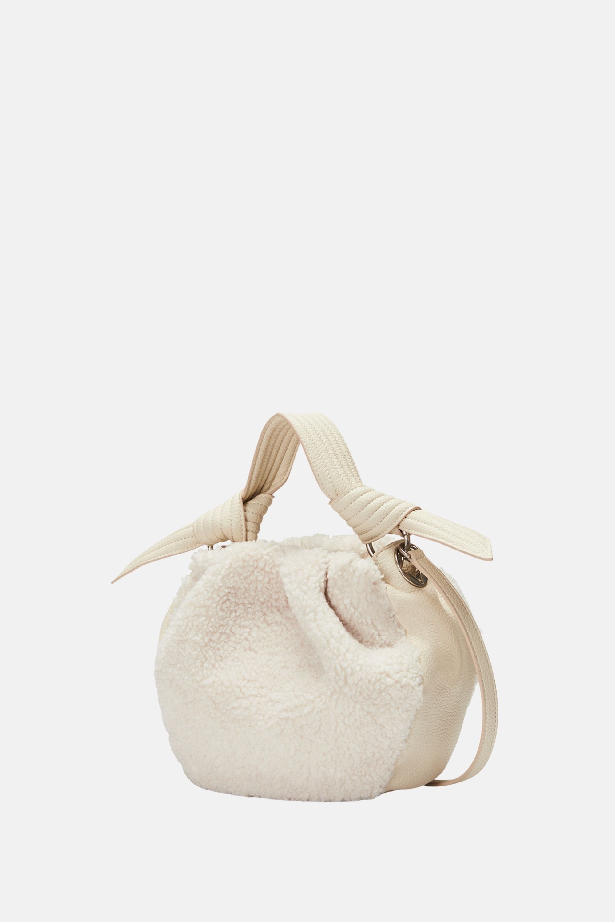  Oryany Oryany - Selena Eco Fur Bucket Medium Crossbody Handbags - Vanilla Cream / One Size - Default Title - Bonton