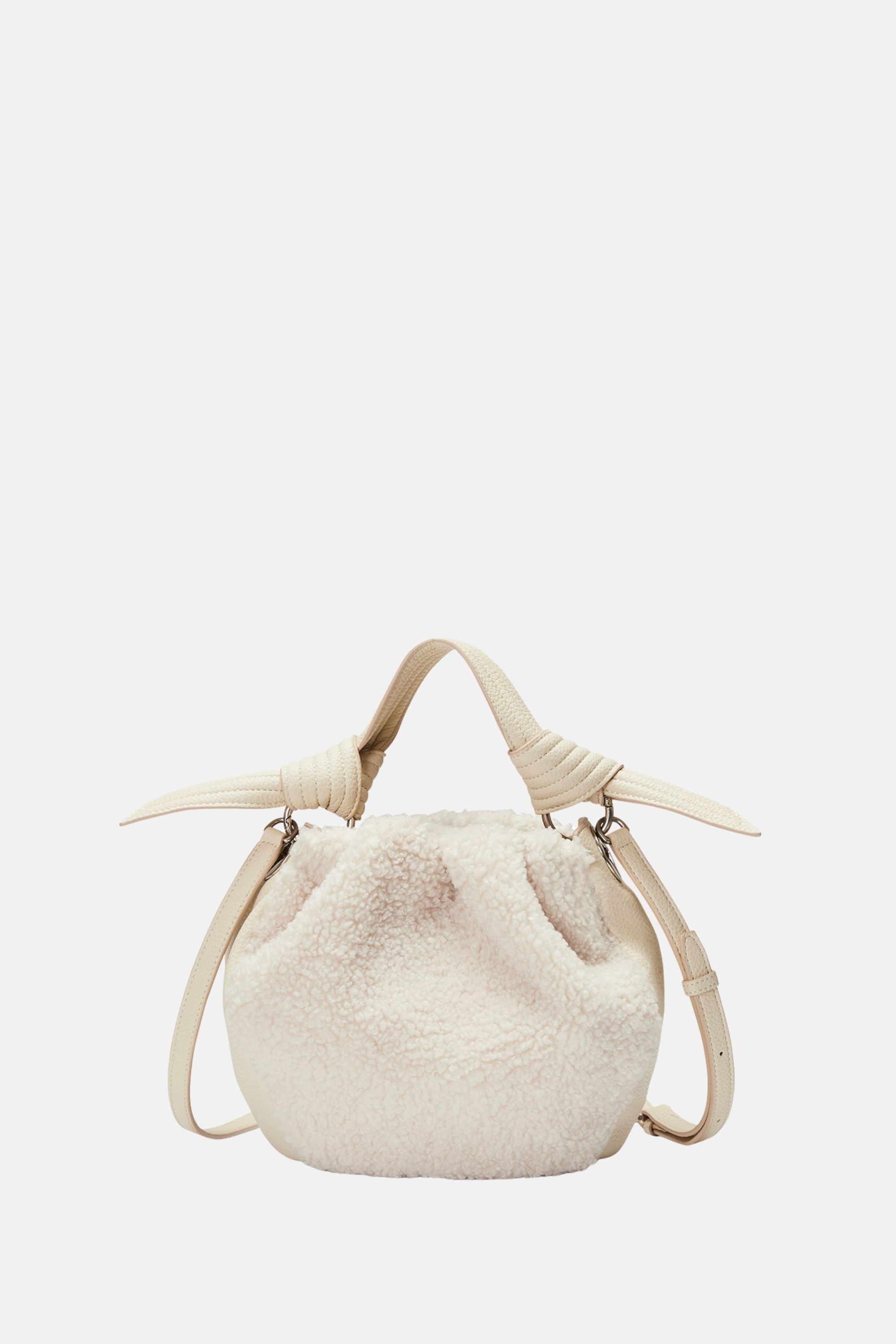  Oryany Oryany - Selena Eco Fur Bucket Medium Crossbody Handbags - Vanilla Cream / One Size - Default Title - Bonton