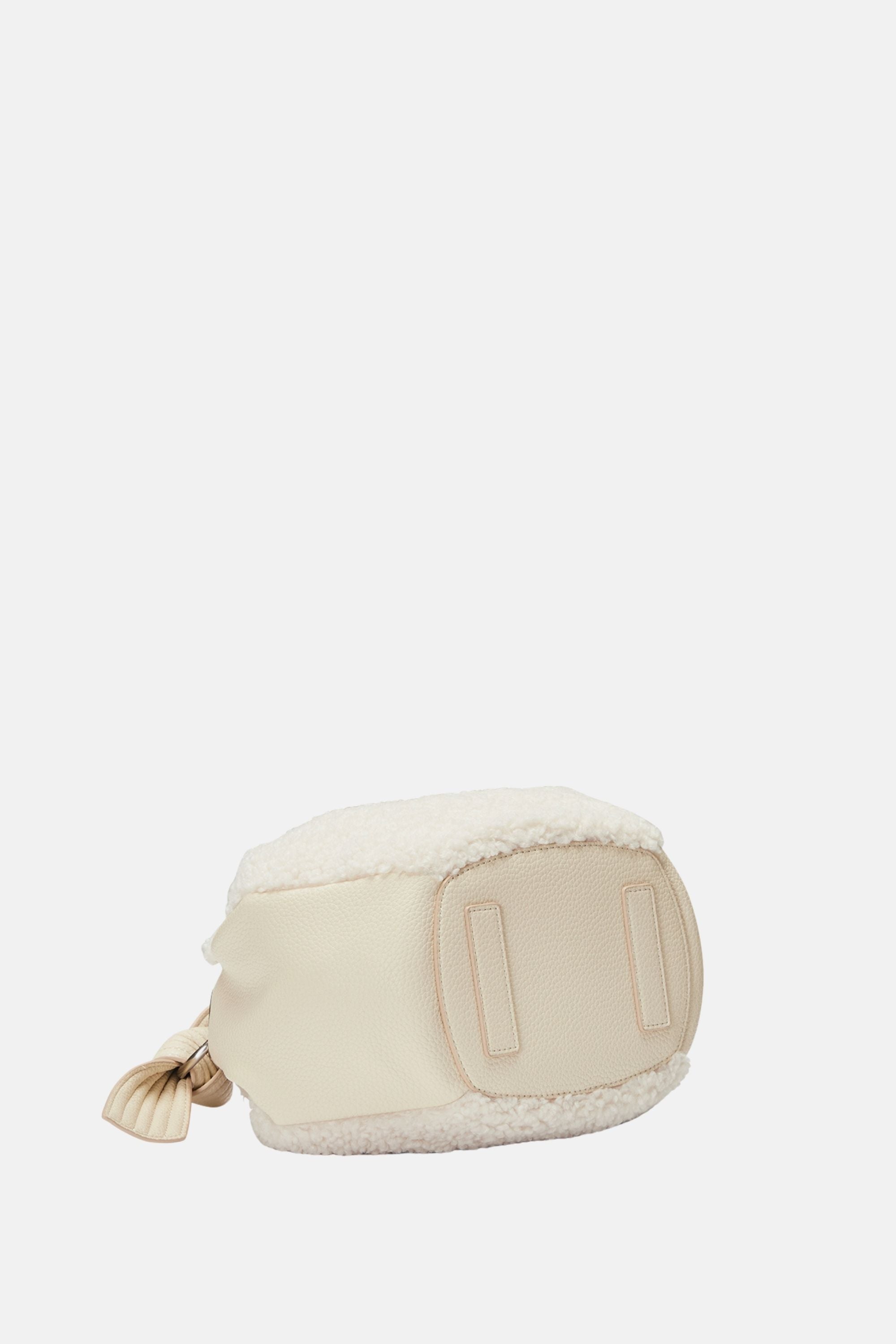  Oryany Oryany - Selena Eco Fur Bucket Medium Crossbody Handbags - Vanilla Cream / One Size - Default Title - Bonton
