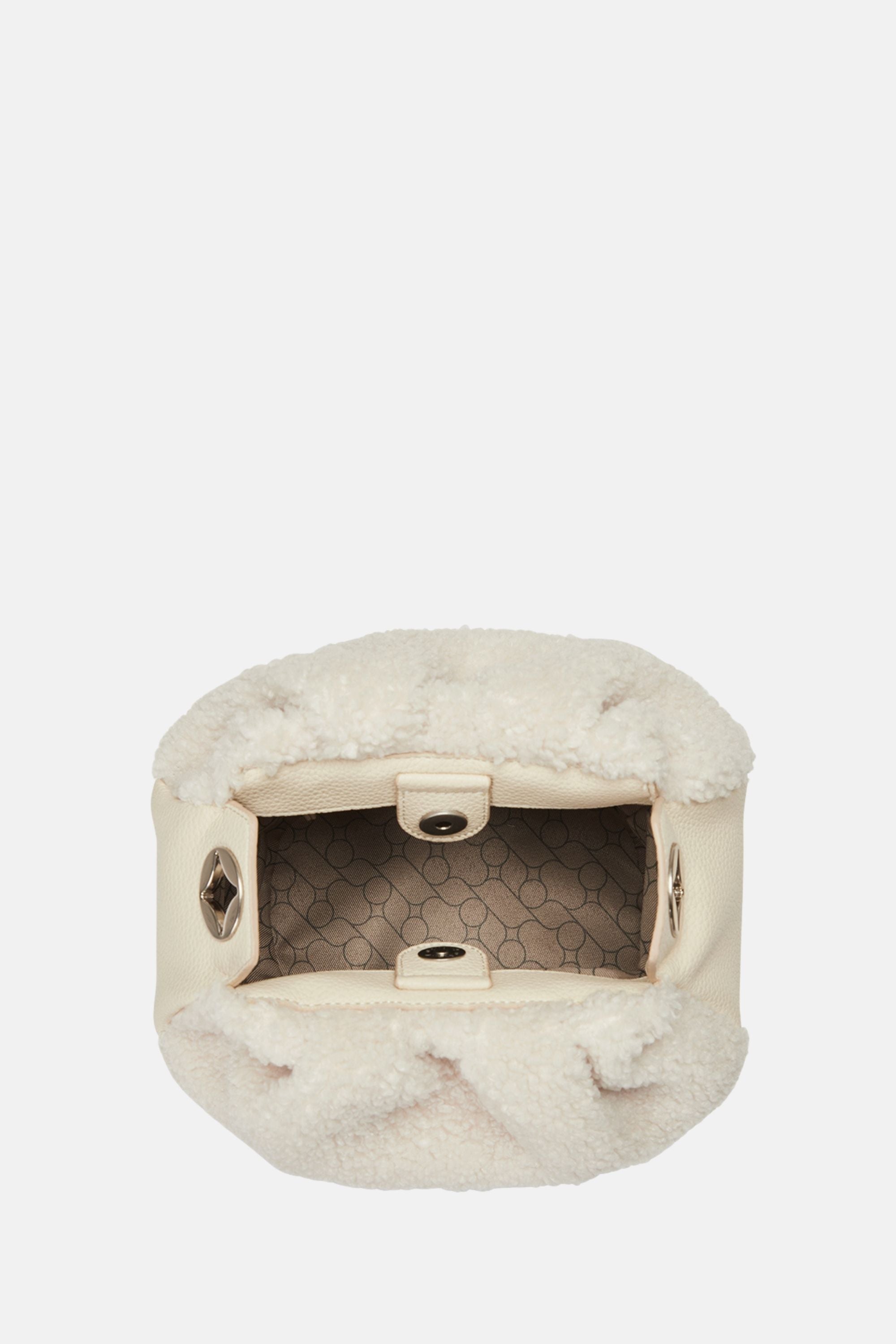  Oryany Oryany - Selena Eco Fur Bucket Medium Crossbody Handbags - Vanilla Cream / One Size - Default Title - Bonton