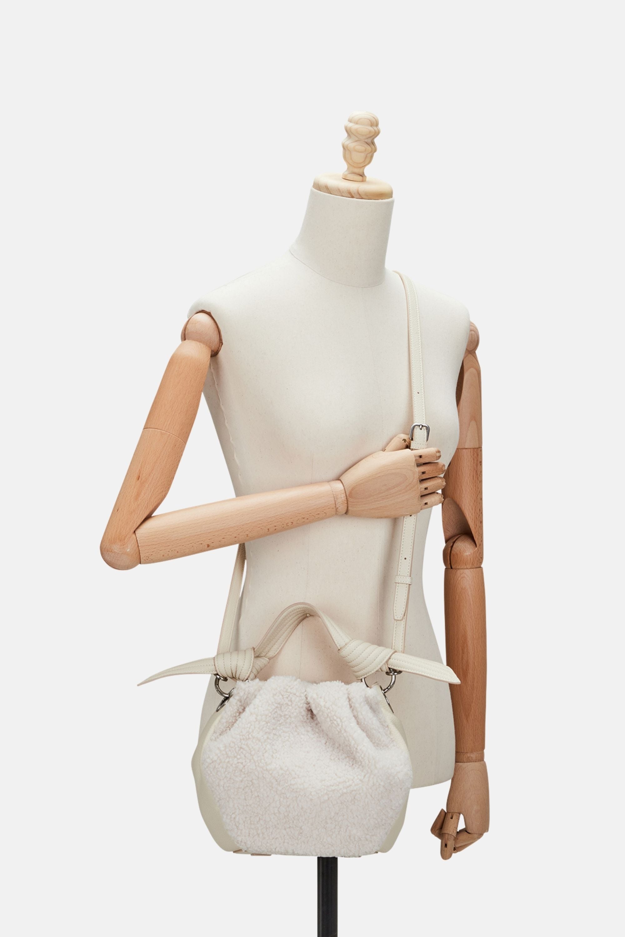  Oryany Oryany - Selena Eco Fur Bucket Medium Crossbody Handbags - Vanilla Cream / One Size - Default Title - Bonton