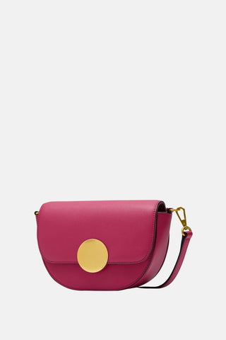 Oryany - Lottie Saddle Crossbody Small Handbags - Raspberry / One Size