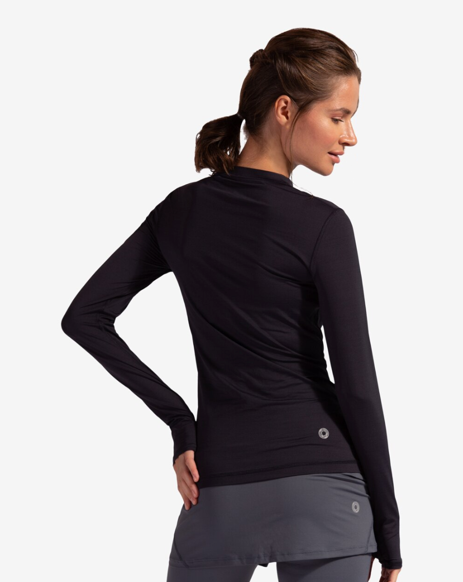  BloqUV WOMEN'S LONG SLEEVE 24/7 (2001) - Black - Bonton