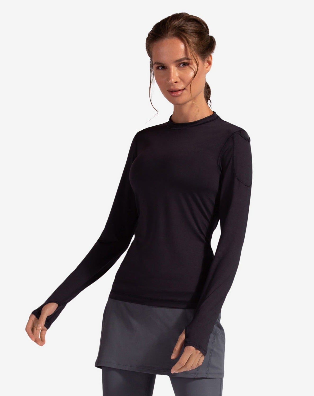  BloqUV WOMEN'S LONG SLEEVE 24/7 (2001) - Black - Bonton