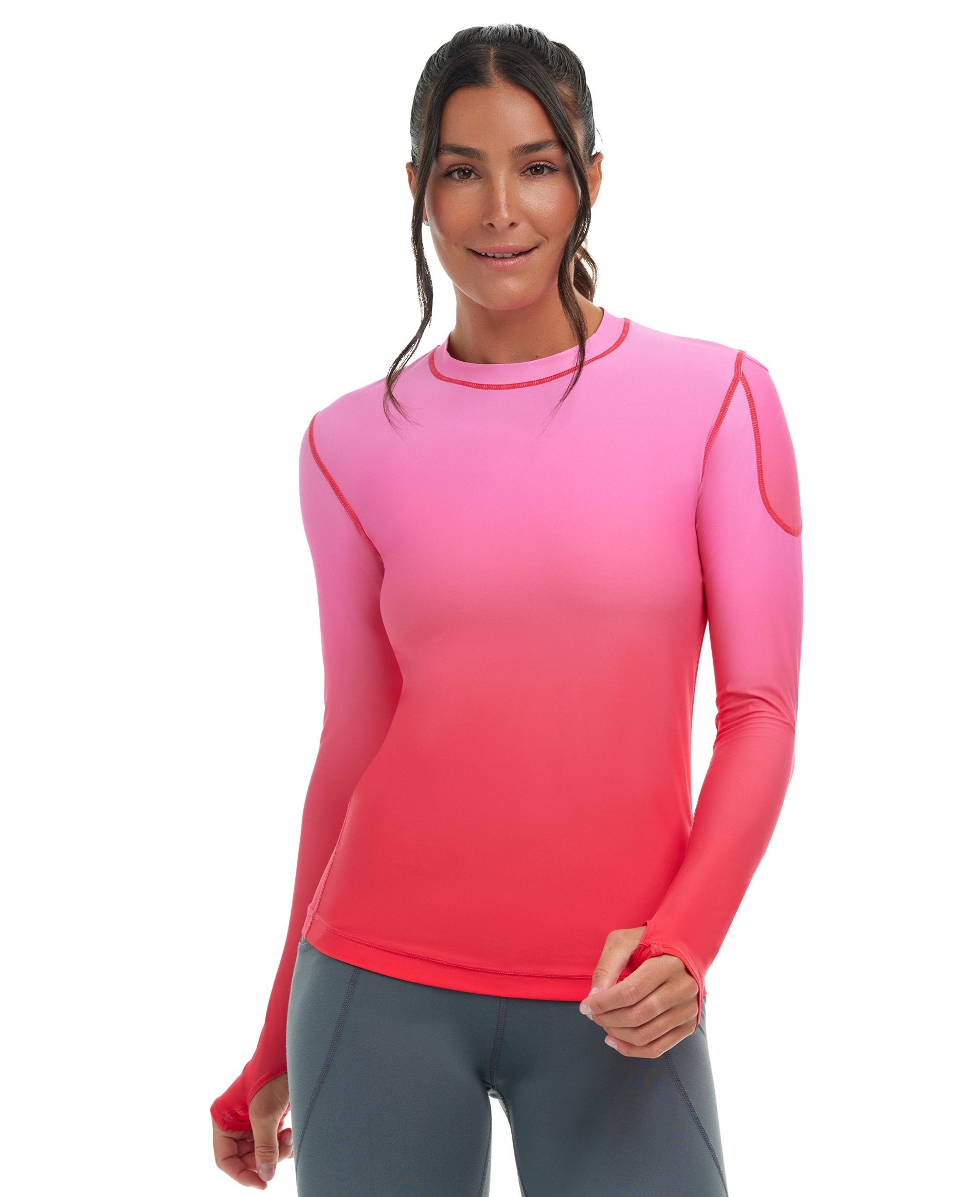  BloqUV BLOQUV X JANTZEN - WOMEN'S LONG SLEEVE 24/7 (2001J) - Infinity Coral - Bonton