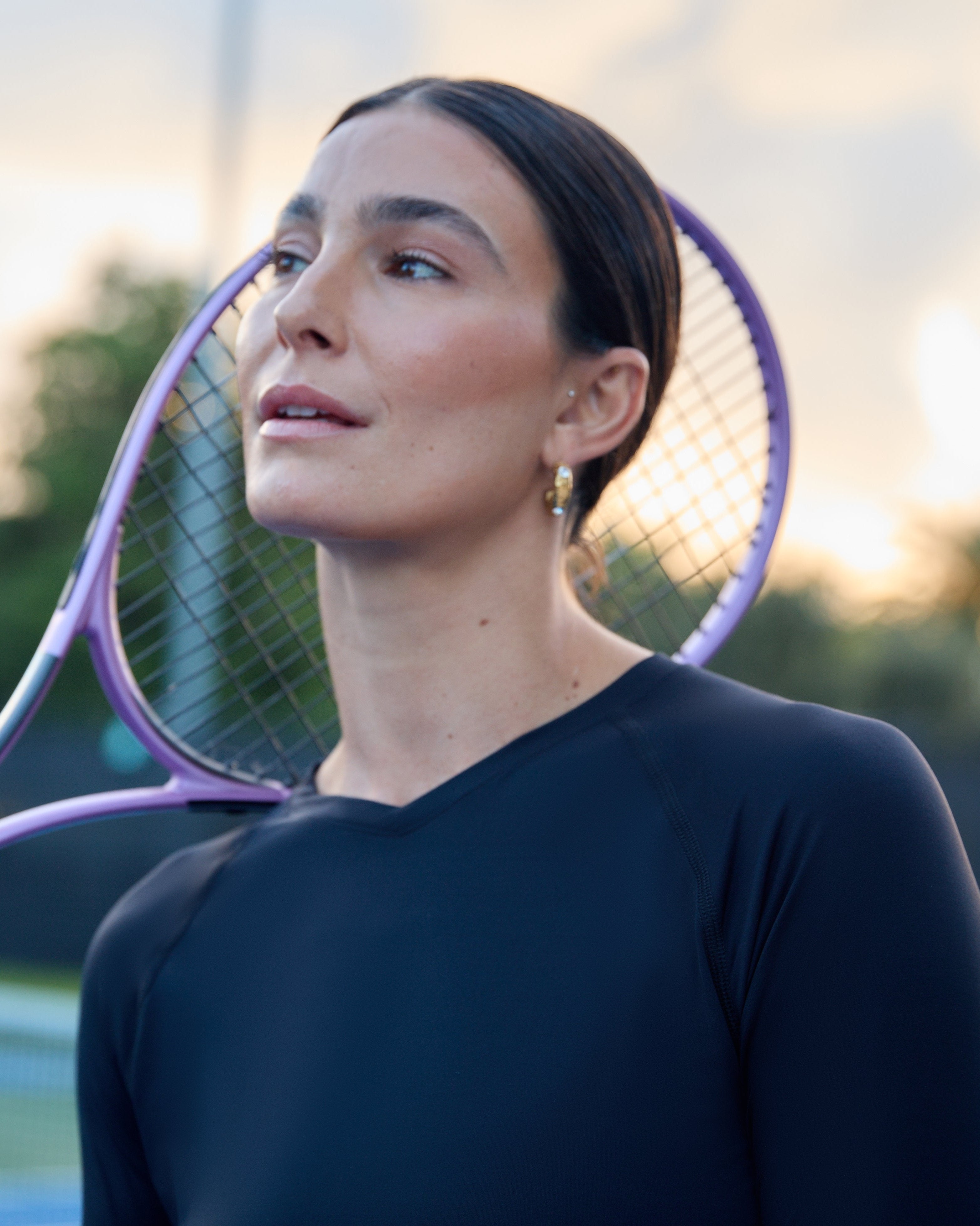  BloqUV WOMEN'S ACTIVE V-NECK (2002) - Black - Bonton
