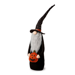 27.95"H Halloween Fabric Gnome Standing Decor