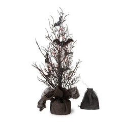 20"H Halloween Lighted Bats Table Tree Decor