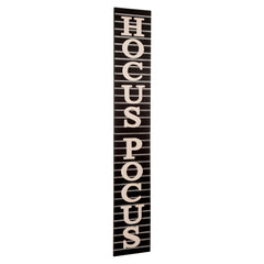 60"H Halloween Wooden Hocus Pocus Standing Porch Sign or Hanging Decor (KD, Two Function)