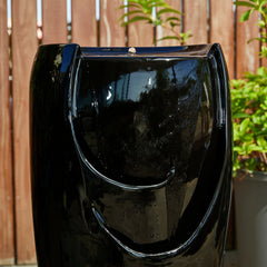 Oversized Ceramic Fountain with LED Light