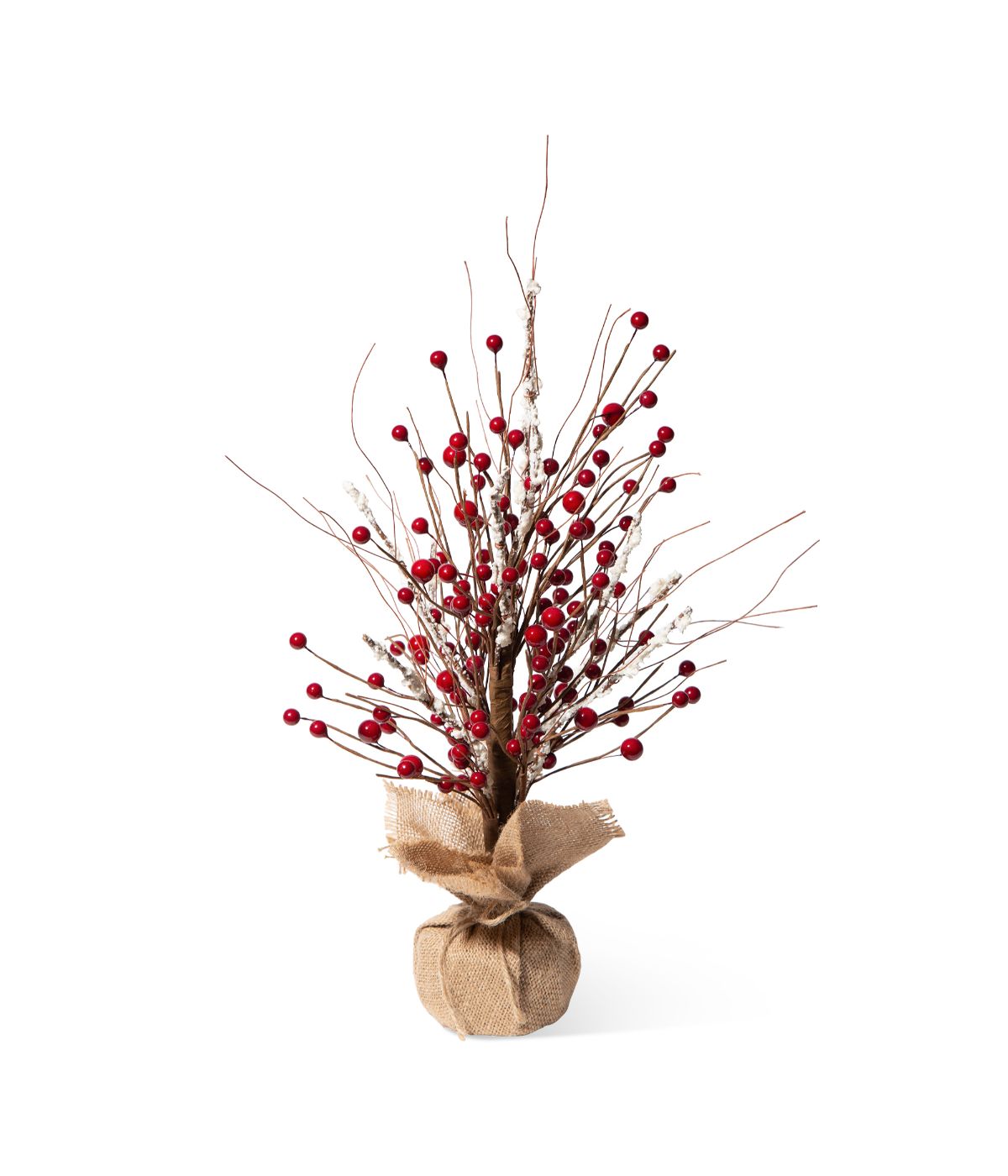  Glitzhome Christmas Red Berry Table Tree Decor Red - Red - Bonton