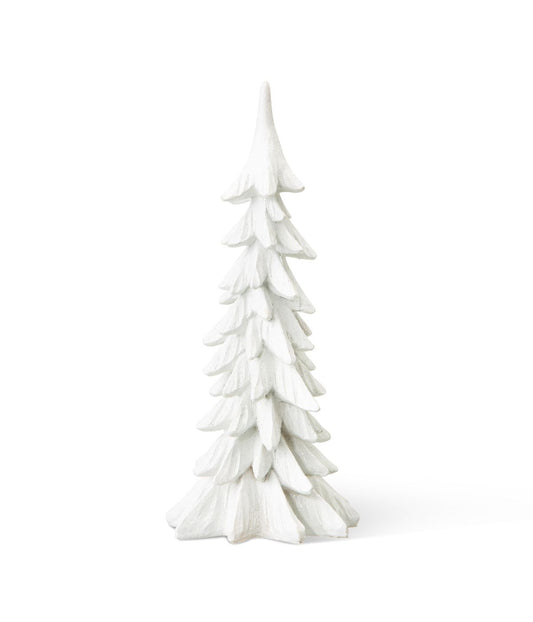 Resin Christmas Table Tree Decor White