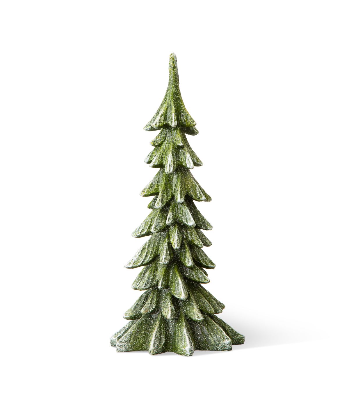  Glitzhome Resin Christmas Table Tree Decor Green - Green - Bonton