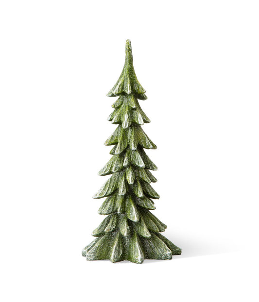 Resin Christmas Table Tree Decor Green