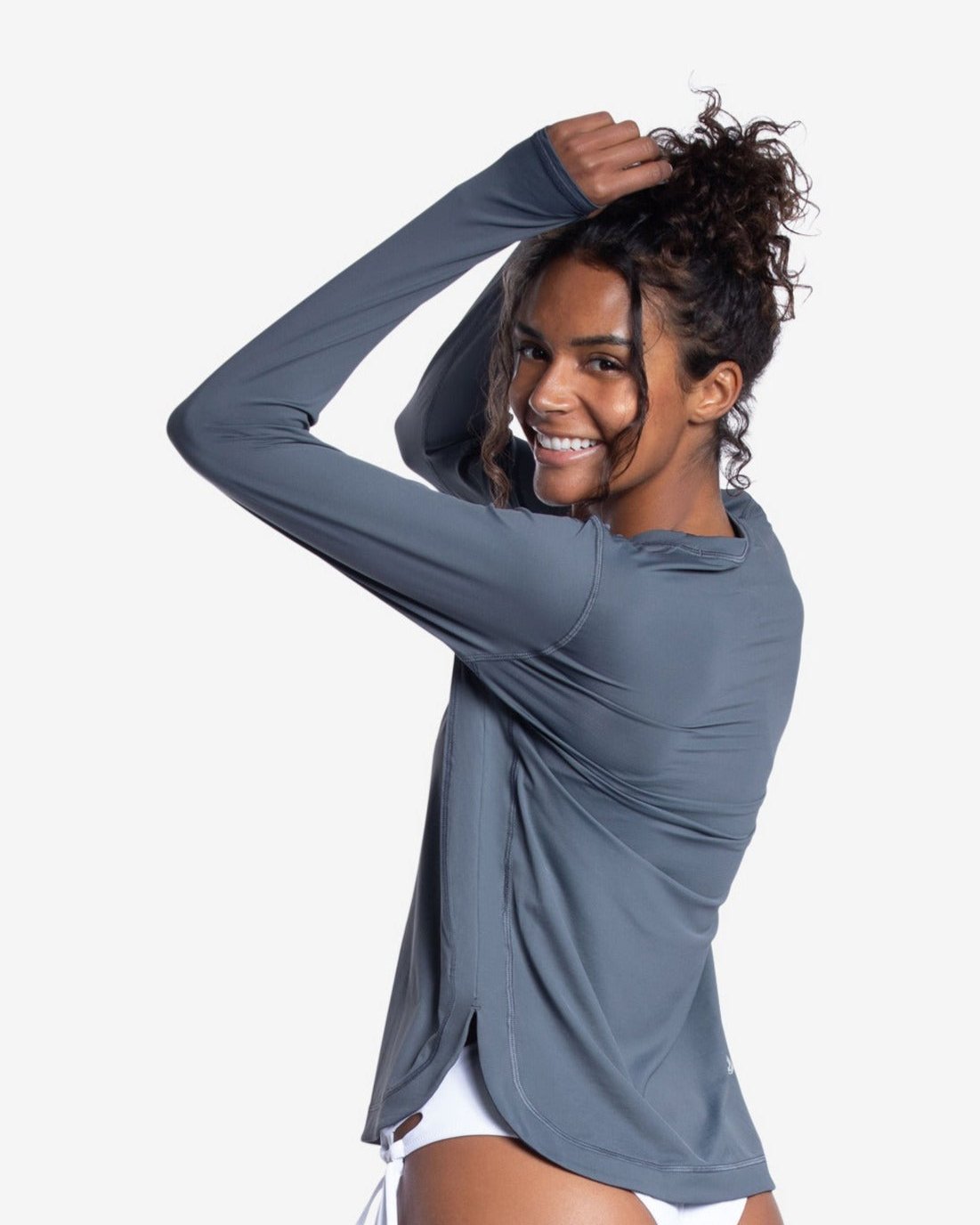  BloqUV WOMEN'S RELAXED SCALLOP TOP (2015) - Black - Bonton