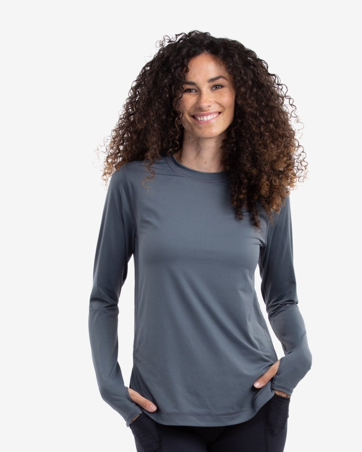  BloqUV WOMEN'S RELAXED SCALLOP TOP (2015) - Black - Bonton