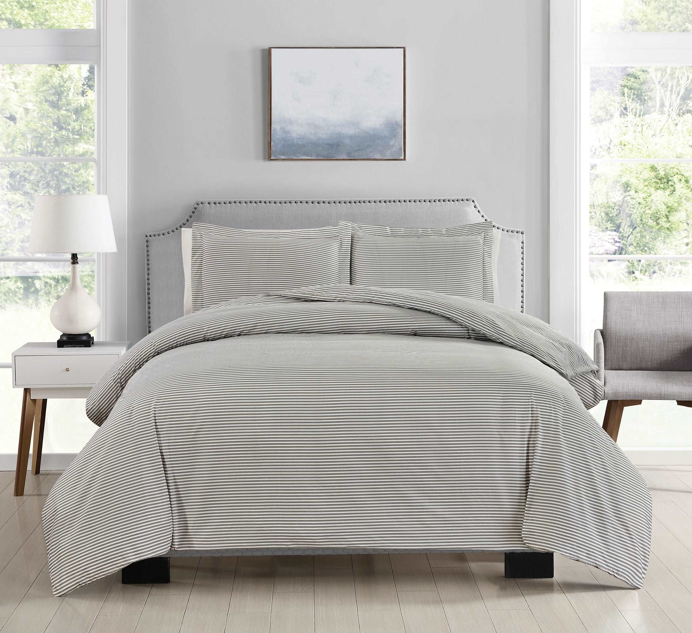  Bibb Home Bibb Home 4 Pc Duvet & Down Alternative Comforter Set - Queen - Bonton