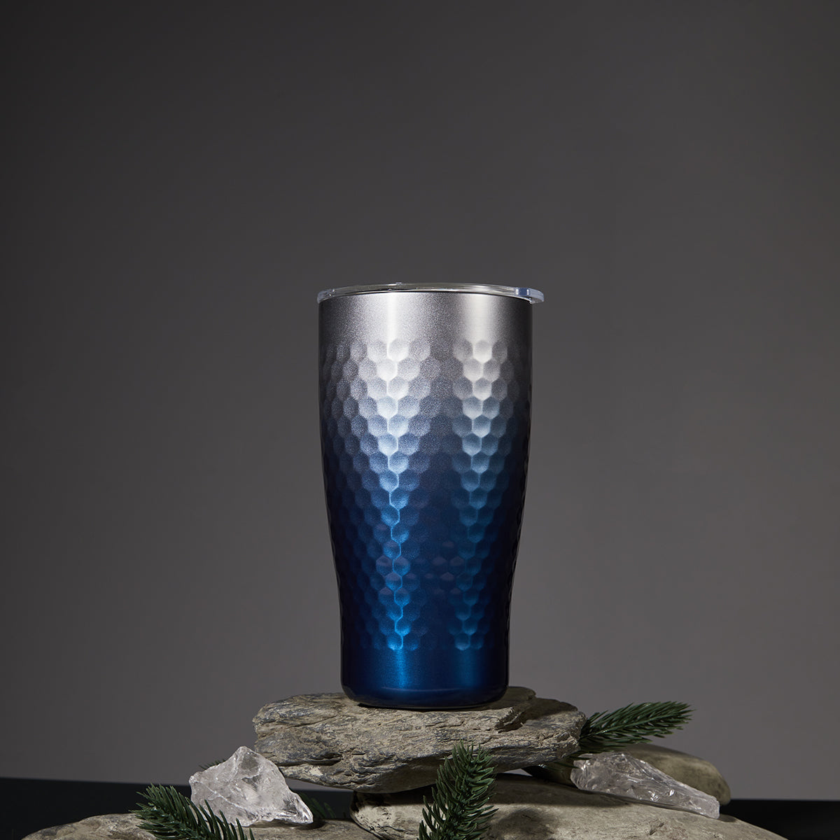  Acera Liven Glow™ Harmony Ceramic-Coated Stainless Steel Tumbler 19oz - Gradient Blue - Bonton