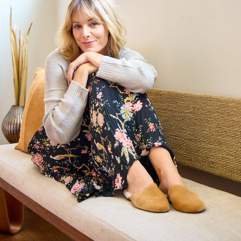 Devon Luxe Memory Foam Slippers